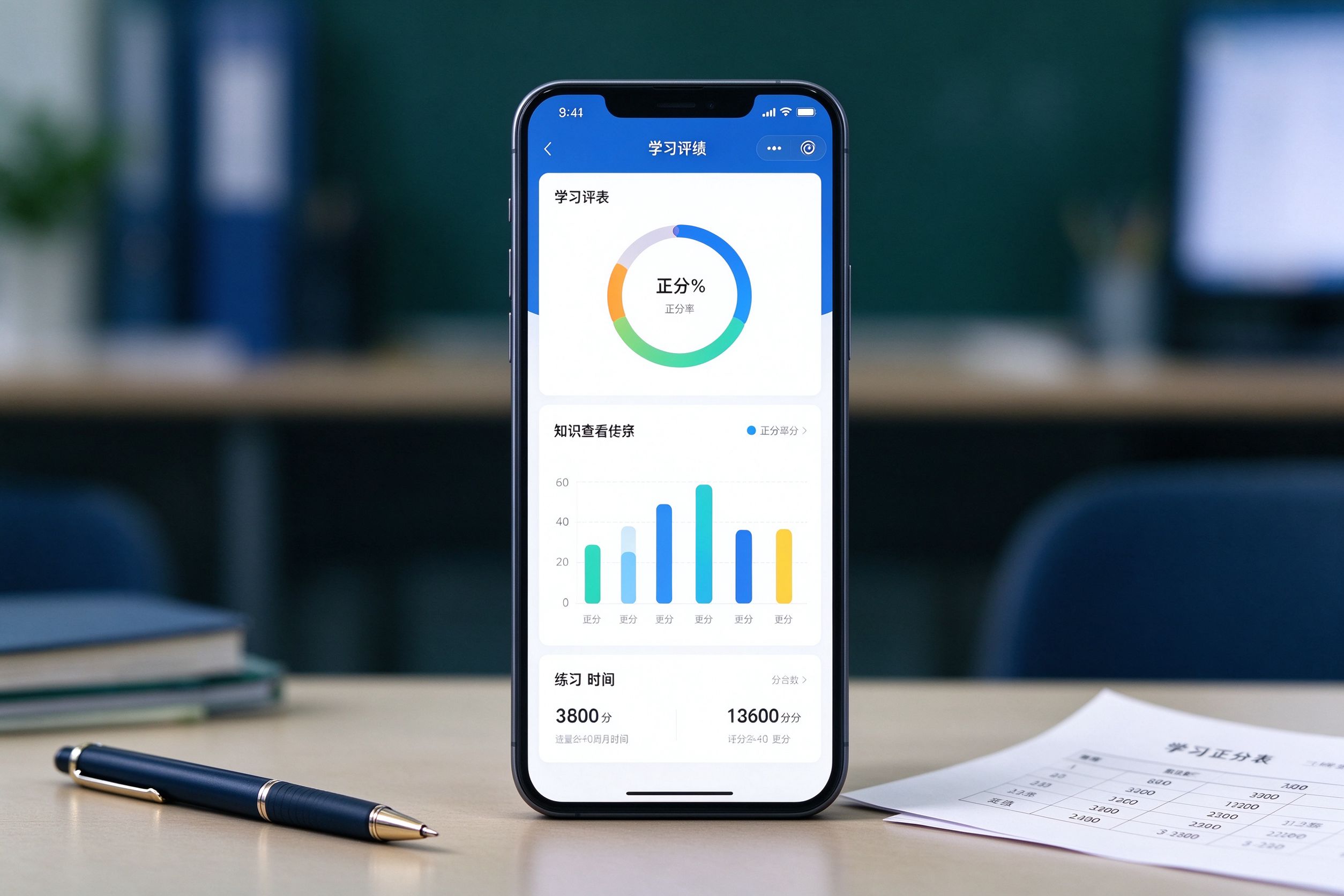 学习报告APP界面